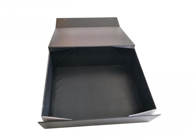 Buch-geformte faltbare Pappgeschenkbox-Darstellung mit weißer Logo-Gewohnheit