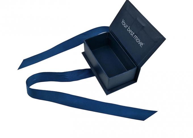 Marine-Blau-Pappbuch-geformte Kasten-Kappen-Spitze mit purpurroter Corses-Schließung