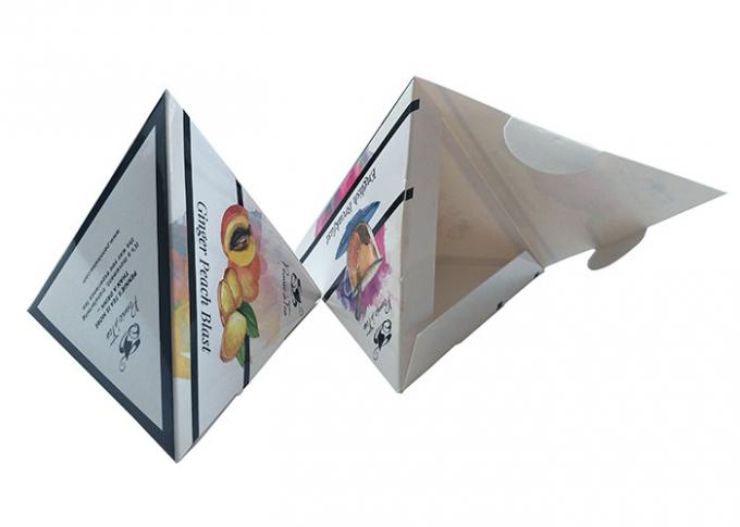 Giebel-trägt recyclebare Pappgeschenkgutschein-Kasten-Frühstücksnahrung das gedruckte Muster