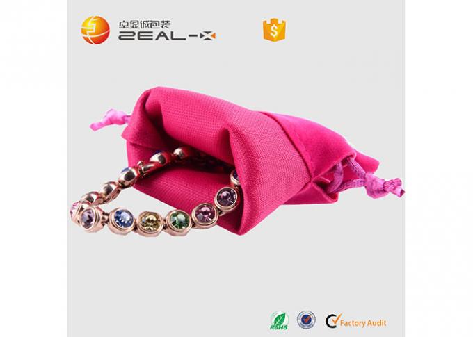 Empfindliche Halsketten-Verpackensamt-Zugschnur-Taschen-Schmuck-Schutz populär