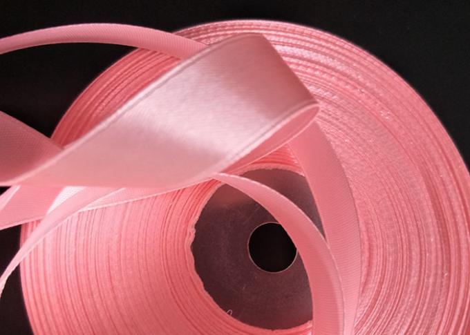 Dünne rosa Farbegrosgrain-Band-Massen-glatter Oberflächenwertstoff