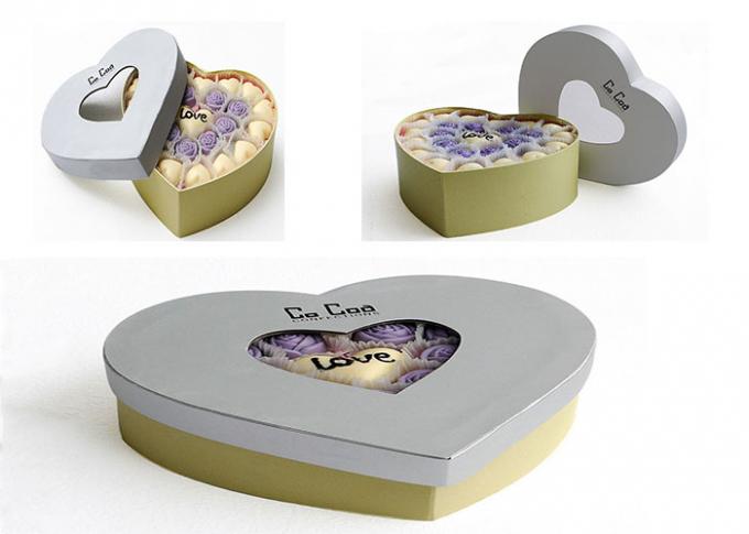 Herz-geformte magnetische Schließungs-Geschenkbox-kundenspezifische Farbe für Valentinstag