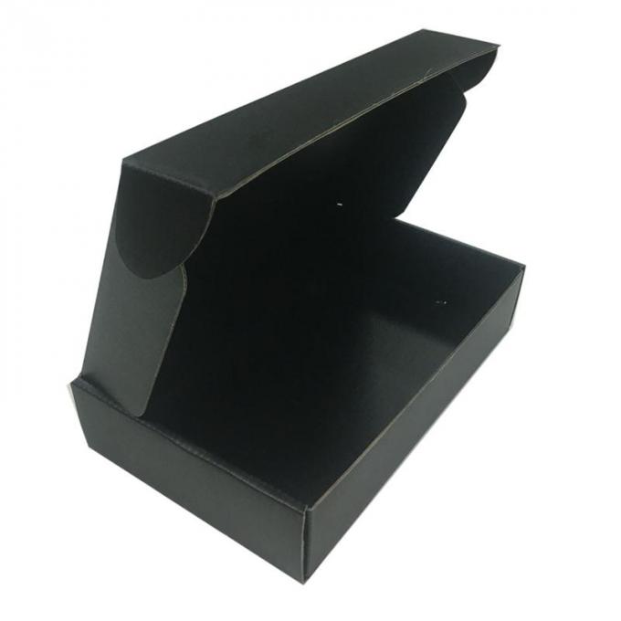 35 x 24 x 7cm runzelten Geschenkbox-Goldlogo Soem mit schwarzer Farbe