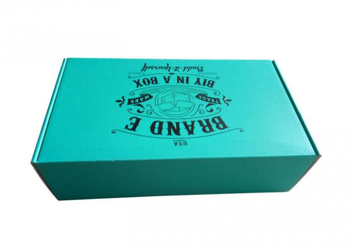 Steife Knickenten-Farbfaltendes Geschenkbox-schwarzes Logo-Flachgehäuse ohne Laminierungs-Oberfläche