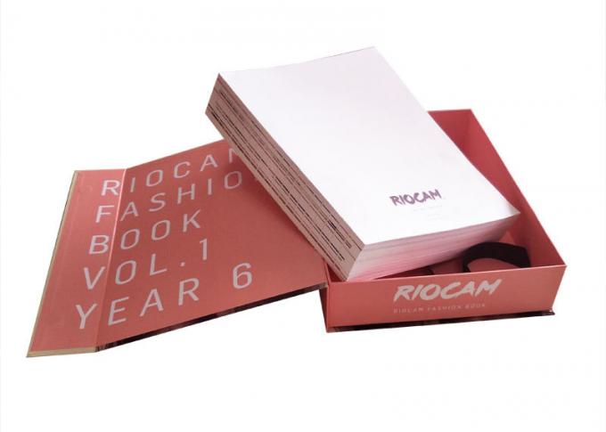 Zeitschriften-Buch-geformte Kasten-Papppapier Cmyk-Druckfarbmagnetische Schließung