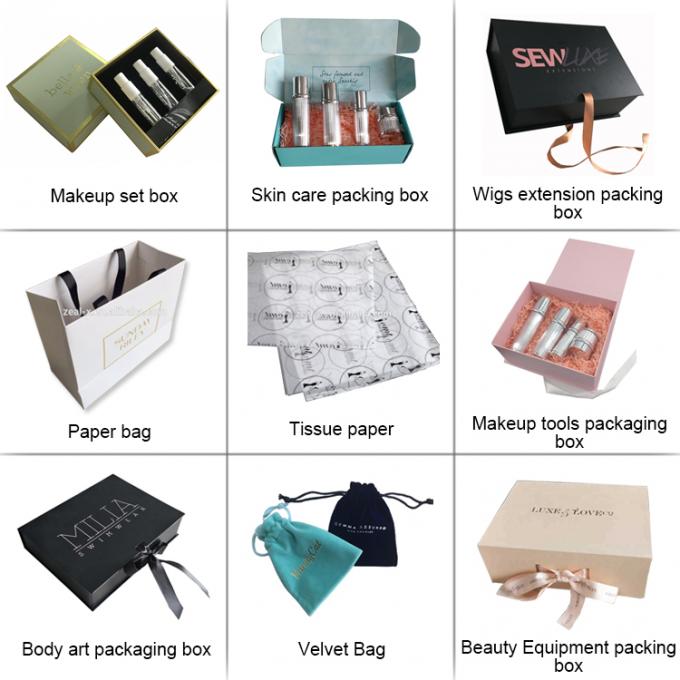 Eigenmarken-Make-uppapierkasten-Schönheits-kosmetisches Geschenk-gesetzte Verpackenentlastungs-Oberfläche