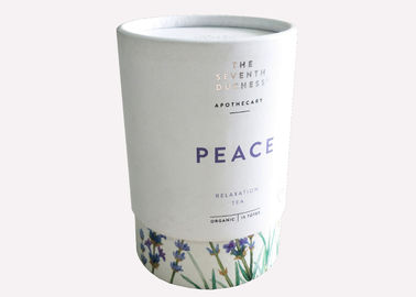 China Umweltfreundliche runde Pappgeschenkboxen kundengebundene Größe für das Tee-Verpacken usine