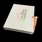 Weiße Pappband-Schließungs-faltende Geschenkboxen einzeln mit Abdeckungs-Laminierung fournisseur
