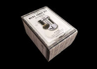 Recyclebare doppelte mit Seiten versehene Druckpapier-Geschenkbox für das kosmetische Rasierapparat-Verpacken fournisseur