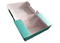 Muster-volles blaues Papier-Geschenkbox-Matt-Drucken des fantastischen Faches geformt fournisseur