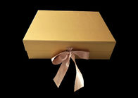 Goldenes Papier, das stark magnetische Verpackengeschenkboxen für Haar-Perücken faltet fournisseur