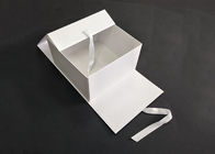 Goldstempelnlogo-flache Geschenkboxen mit Deckeln, magnetische Schließungs-faltbare Geschenkbox fournisseur