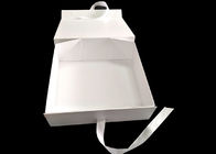 Verzierungs-Pappfaltende Geschenkbox-weiße glatte Laminierungs-Band-Schließung fournisseur