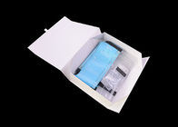UVspitze Golddes stempelnstellen-faltende Geschenkbox-umweltfreundliche weiße Pappleichten schlages fournisseur