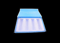 Kosmetischer faltbarer Verpackungs-Kasten, zusammenklappbare innere Stützweiße flache Geschenkbox fournisseur