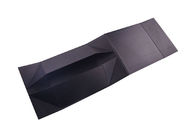 UVlogo Druckpappfaltende Geschenkboxen, schwarze Geschenkboxen mit Deckeln fournisseur