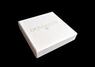 Weiße Pappgeschenkboxen dekorativ, Präsentkartons mit Deckel-Behälter-Einsatz fournisseur