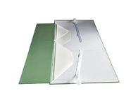 Hellgrüne faltbare Papiergeschenkbox stapelbar für Verpackenkleidungs-Geschenke fournisseur