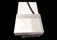 Weißes faltbares Pappkleiderverpackenkasten mit Band-Schließung fournisseur
