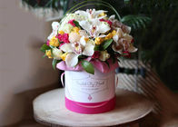 Bunter zusammenklappbarer runder Blumen-Kasten für Konserven-frische Blumen-recyclebares stapelbares fournisseur