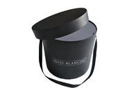 Schwarze Pantone-Farbrunder Blumen-Kasten, runde Geschenkbox-glatte Laminierung Corses fournisseur