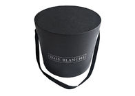 Schwarze Pantone-Farbrunder Blumen-Kasten, runde Geschenkbox-glatte Laminierung Corses fournisseur