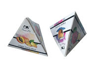 Giebel-trägt recyclebare Pappgeschenkgutschein-Kasten-Frühstücksnahrung das gedruckte Muster fournisseur