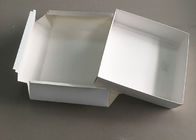 Weißes steifes Pappgeschenk-Karten-Kasten-Hut-Verpackungs-Deckel-Spitzen-Quadrat zusammenklappbar fournisseur