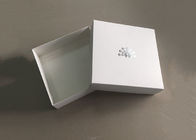Weißes steifes Pappgeschenk-Karten-Kasten-Hut-Verpackungs-Deckel-Spitzen-Quadrat zusammenklappbar fournisseur