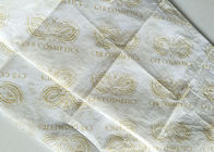 Goldenes Logo-Kleid Druckgeschenk-Seidenpapier-glatte weiße Farbe besonders angefertigt fournisseur