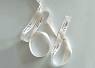 Satin-Band-Rolle Logo Customed verdrahtete weiße, Nylon Satin-Band für das Verpacken fournisseur