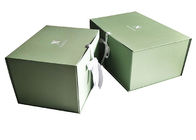 Logo gewölbte Lieferungs-Gewohnheits-Verpackenkasten-Druckgrün faltbar gefärbt fournisseur