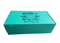 Drucken Sie blaues Papier-Geschenkbox-Band/Schaum-Einsatz für das Schuh-Verpacken fournisseur