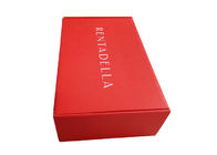 Rote Papierluxusgeschenkbox, gewölbter Verpackenkasten für Hüte/Dekorations-Verpackung fournisseur