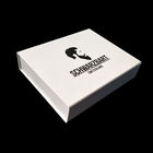 Weißbuch geformte Kasten-schwarze stempelnde Logo-Magnet-Schließung mit EVA-Schaum-Einsatz fournisseur