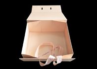 Magnetische Schließungs-Papier-Geschenkbox-faltbare rosa Farbe für das Pantoffel-Verpacken fournisseur