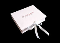 Rosen-Goldlogo-flache faltende Geschenkboxen für das T-Shirt Kleidungs-Verpacken fournisseur