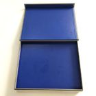 Goldfolien-Verpackenbuch-geformter Kasten-silbernes Mattlogo für Dokumenten-magnetische Schließung fournisseur