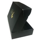 35 x 24 x 7cm runzelten Geschenkbox-Goldlogo Soem mit schwarzer Farbe fournisseur