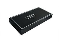 Mattlaminierungs-Flachgehäuse-Geschenkbox-schwarzes Pappparfüm, das mit Einsatz verpackt fournisseur