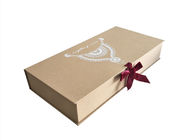 Kraftpapier faltendes Geschenkbox-kundenspezifisches Logo-Hochzeits-Kleiderdruckverpacken fournisseur