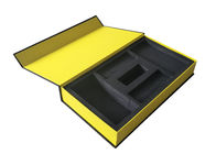 Schwarzer magnetischer Buch-geformter Mattkasten-elektronische verpackende Mattlaminierungs-Oberfläche fournisseur