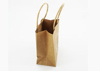 Brown-Kraftpapier-Einkaufstaschen druckten Mattlaminierungs-Oberfläche für das Schmuck-Verpacken fournisseur