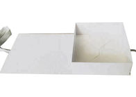 Faltendes Papppapiergeschenkbox-weißes Band-rechteckiges Form Panton-Drucken fournisseur