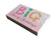Fertigen Sie das Buch geformte Kasten-bunte handgemachte Geschenk kundenspezifisch an, das für Mädchen-Kleid verpackt fournisseur