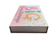 Fertigen Sie das Buch geformte Kasten-bunte handgemachte Geschenk kundenspezifisch an, das für Mädchen-Kleid verpackt fournisseur
