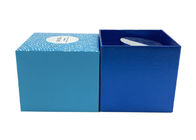 Blauer Deckel-und des niedrigen Kasten-50ml Hautpflege-Cremetiegel-tauchen Verpackenbehälter-UVbeschichtung auf fournisseur