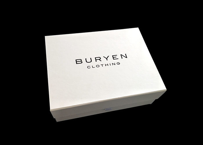 Das Kleidungs-Verpacken faltet Geschenkboxen Pantone Farbe Druckoptionales zusammen fournisseur