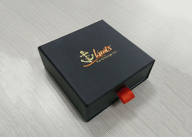 China Schieben schwarze Papierpappgeschenkbox-des umweltfreundlichen Mode-Entwurfs usine