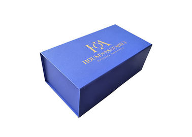 China Klimagoldstempelnfaltende Geschenkboxen mit dem magnetischem Schließungs-Stapeln usine